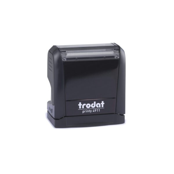Trodat Printy 4911, Self-inking stamp, Custom rubber stamp, Name and address stamp, 37x11mm stamp, 3-line stamp, Personalized stamp, Compact stamp, Office stamp, Business stamp, Address label stamp, Customizable stamp, Professional stamp, Small stamp, Efficient stamp, Trodat stamp, Printy series stamp, Durable stamp, Ink stamp, Portable stamp