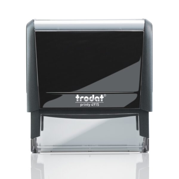 4915 Printy 4_tdtt_portal-medium Trodat Printy 4915, Self-inking stamp, Custom rubber stamp, Name and address stamp, 68x23mm stamp, 6-line stamp, Professional stamp, Office stamp, Business stamp, Personal stamp, Address label stamp, Customizable stamp, Large impression stamp, Durable stamp, Trodat self-inking stamp, Printy series stamp, Reliable stamp, Stamp for envelopes, Stamp for paperwork, Versatile stamp