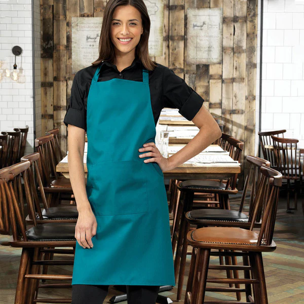 PR154_LS1_grande Classic Bib Apron, Apron with Pocket, PR154, Kitchen Apron, Chef Apron, Cooking Apron, Work Apron, Durable Apron, Functional Design Apron, Adjustable Apron, Unisex Apron, Catering Apron, Professional Apron, Home Cooking Apron, Stylish Apron, Hospitality Apron, Restaurant Apron, Easy Care Apron, Protective Wear Apron, Utility Apron