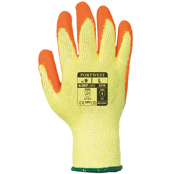 Yellow/orange Fortis Grip Gloves, A150 Gloves, Portwest Gloves, PW072 Gloves, Safety Gloves, Work Gloves, Grip Gloves, Industrial Gloves, Protective Gear Gloves, PPE (Personal Protective Equipment) Gloves, Durable Gloves, Non-Slip Gloves, Lightweight Gloves, Comfortable Gloves, Flexible Gloves, High Dexterity Gloves, Breathable Gloves, Anti-Abrasion Gloves, Multi-Purpose Gloves, Construction Gloves, Warehouse Gloves, Manufacturing Gloves, Gardening Gloves, Mechanical Work Gloves, Hand Protection Gloves