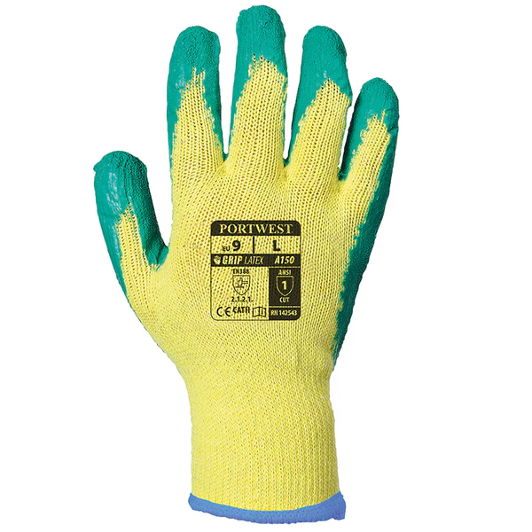 Yellow/green Fortis Grip Gloves, A150 Gloves, Portwest Gloves, PW072 Gloves, Safety Gloves, Work Gloves, Grip Gloves, Industrial Gloves, Protective Gear Gloves, PPE (Personal Protective Equipment) Gloves, Durable Gloves, Non-Slip Gloves, Lightweight Gloves, Comfortable Gloves, Flexible Gloves, High Dexterity Gloves, Breathable Gloves, Anti-Abrasion Gloves, Multi-Purpose Gloves, Construction Gloves, Warehouse Gloves, Manufacturing Gloves, Gardening Gloves, Mechanical Work Gloves, Hand Protection Gloves