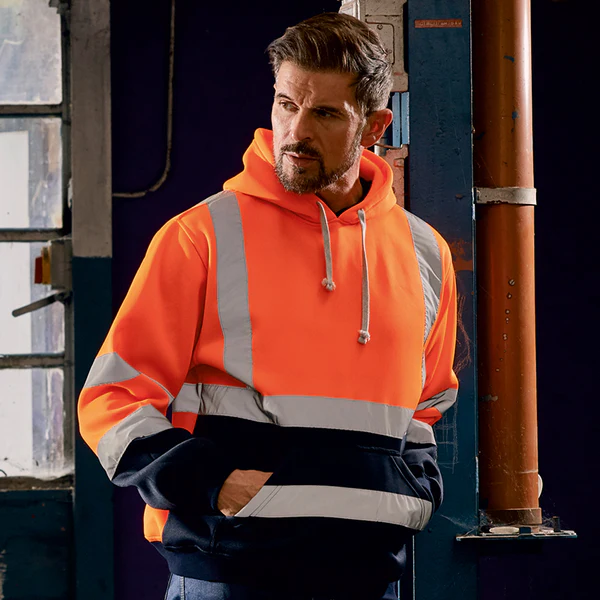 HI-VIS PULL-OVER HOODIE (YK032) BY YOKO