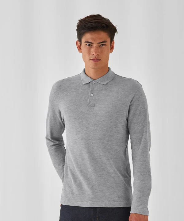 BA290 Long sleeve polo Shirt FT grande
