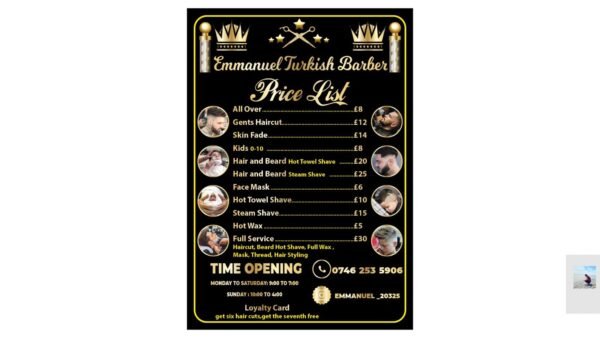 Barber Shop Flyer (20) Barber Shop Flyer