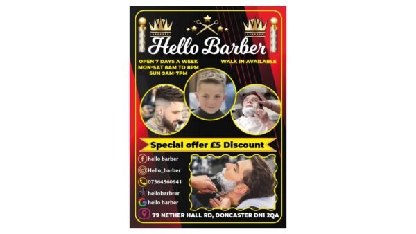 Barber Shop Flyer (4) Barber Shop Flyer