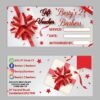 Barber Shop Gift Voucher