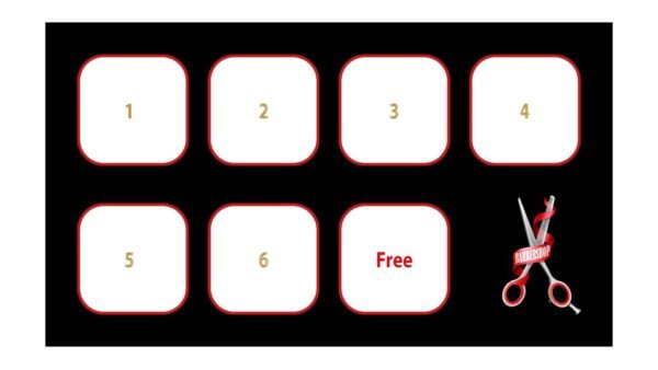 Barber Shop Loyalty Card (1) Barber Shop Loyalty Card