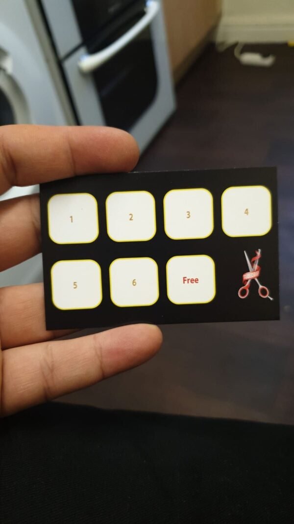 Barber Shop Loyalty Card (10) Barber Shop Loyalty Card