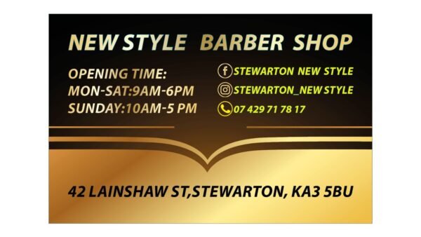 Barber Shop Loyalty Card (15) Barber Shop Loyalty Card