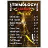 Barber Shop Price List