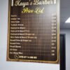 Barber Shop Price List