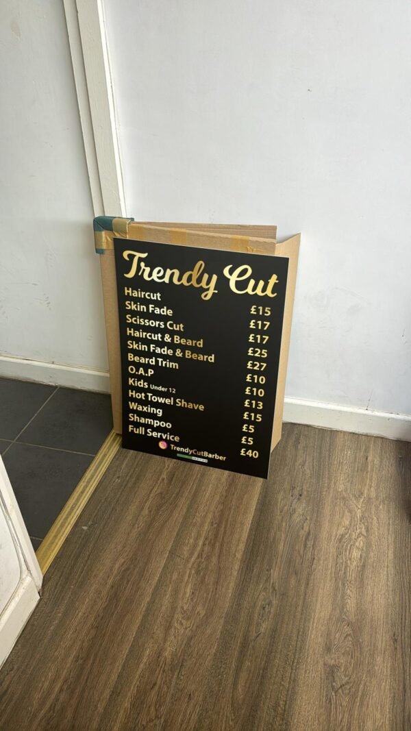Barber Shop Price List (3) Barber Shop Price List