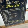 Barber Shop Price List