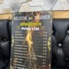 "Barber Shop Price List by Atlantic Design featuring a modern, clear layout to showcase your services and pricing professionally."
