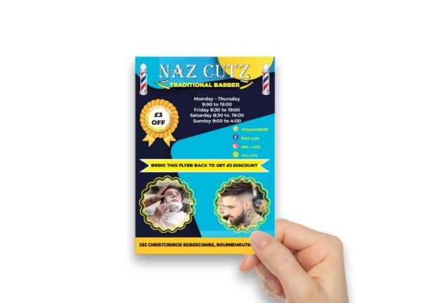 barber shop leaflet (10) Barber Shop Flyer