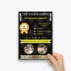 barber shop flyer