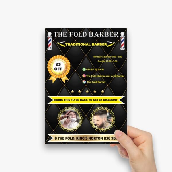 barber shop leaflet (13) barber shop flyer