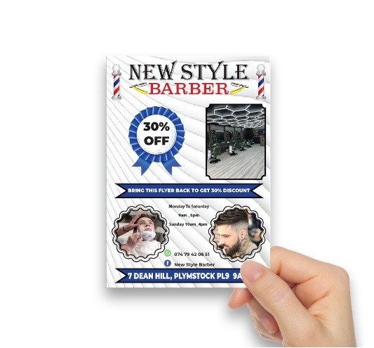 barber shop leaflet (9) Barber Shop Flyer