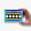 barber shop loyalty card