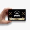 barber shop business card