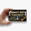 barber shop business card