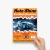 valeting flyer. valeting leaflet.