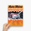 Car wash flyer. car wash leaflet. valeting flyer. valeting leaflet.
