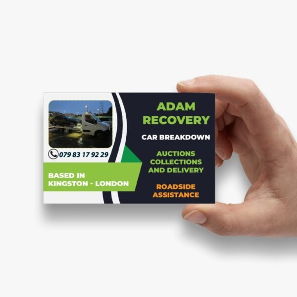 recovery business card